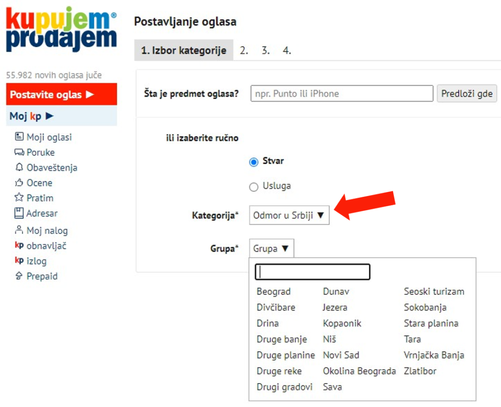 postavite oglas